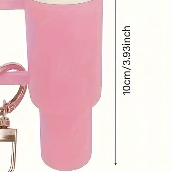 Mini Stanley Keychain- Red - Picture 4 of 5